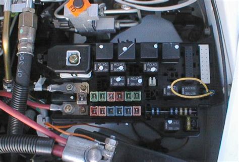 pdc (power distribution center) under hood fuse box